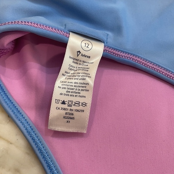 Pretty Lululemon Ivivva Sports Bra-Like New—12 - Picture 2 of 5